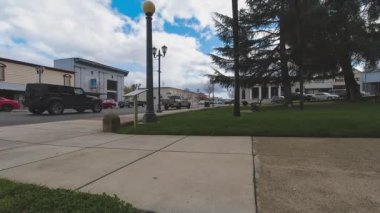 Şehir merkezi Lakeport California Günü Trafik Parkı Zamanlaması