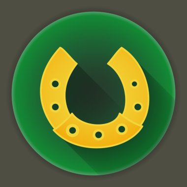 St patrick günü at nalı simgesi