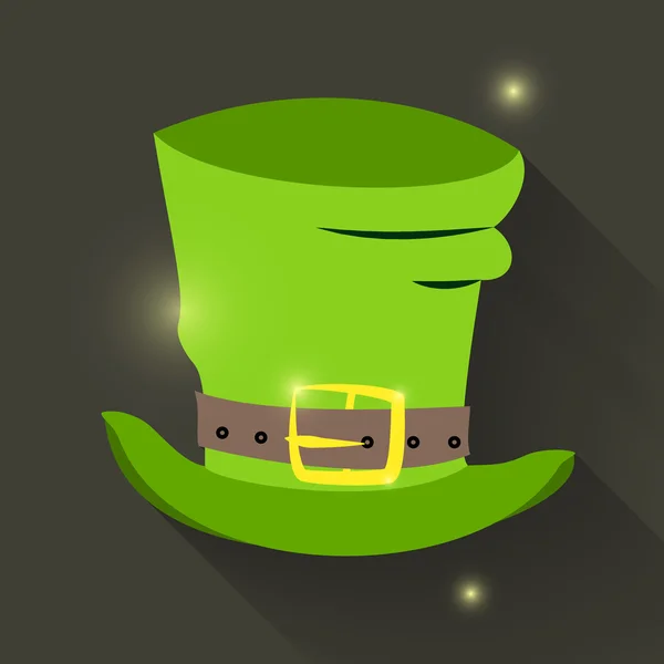 St Patrick Day hat icon — Stock Vector