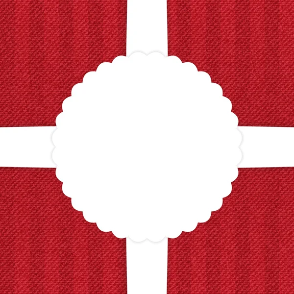 Jeans carte de vœux rouge — Image vectorielle