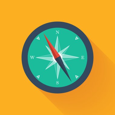 Yeşil Daire pusula simgesini