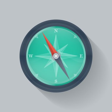 Yeşil pusula simgesini