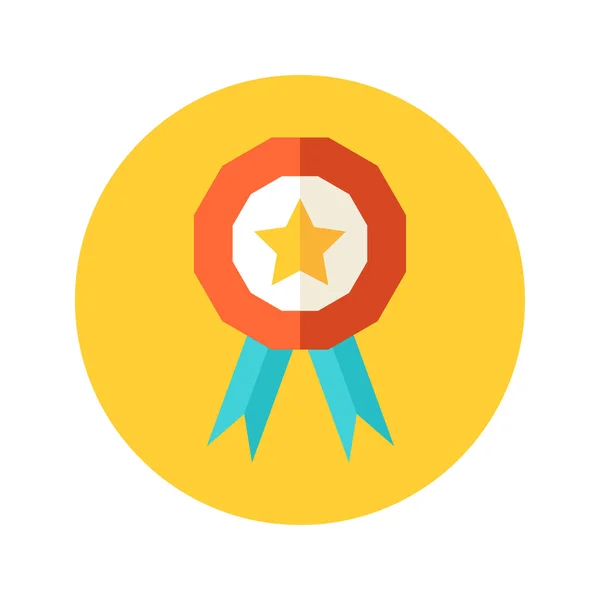 Flat award icon — Stock Vector