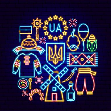 Ukrayna Avrupa Neon Kavramı