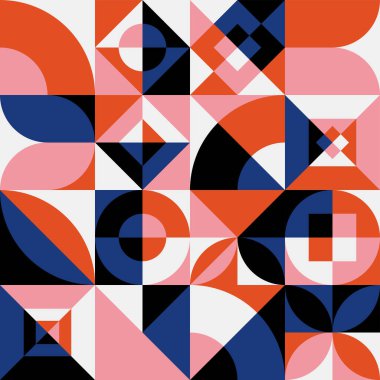 Bauhaus Renkli Kusursuz Arkaplan