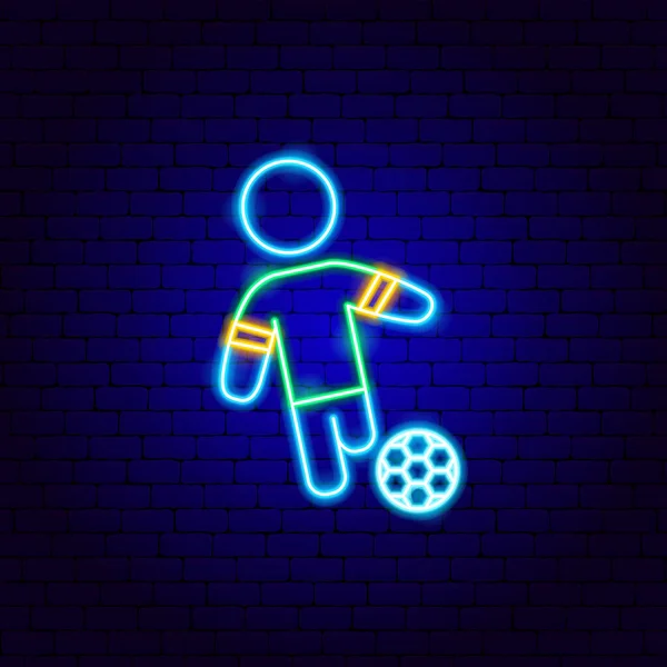 SochPlayer Neon Sign — стоковый вектор