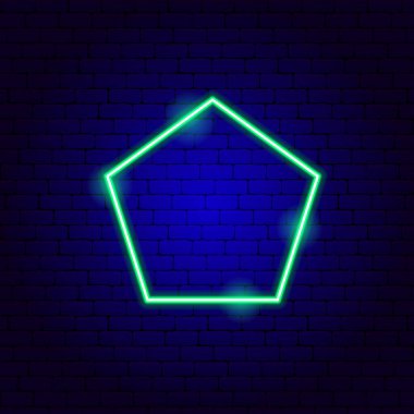 Pentagon Neon İşareti