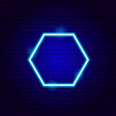 Altıgen Neon İşareti