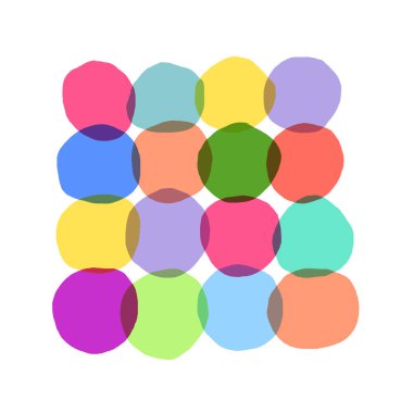 Renk Çemberleri Soyut