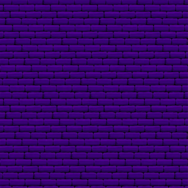 Purple Seamless Brick Background — Stock Vector