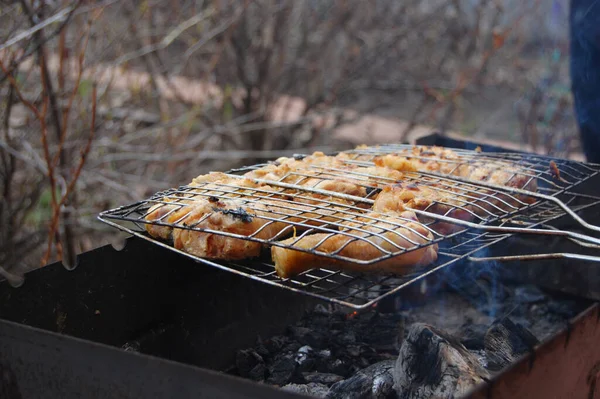 Chicken BBQ Grill — Stockfoto