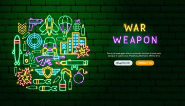 Savaş Silahı Neon Sancak Tasarımı