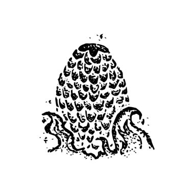 Ejderha Yumurtalı Dotwork. Elle çizilmiş nesnelerin Vektör İllüstrasyonu.