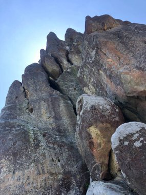 Tustan. Ukrayna. Skole Beskids Ulusal Parkı.