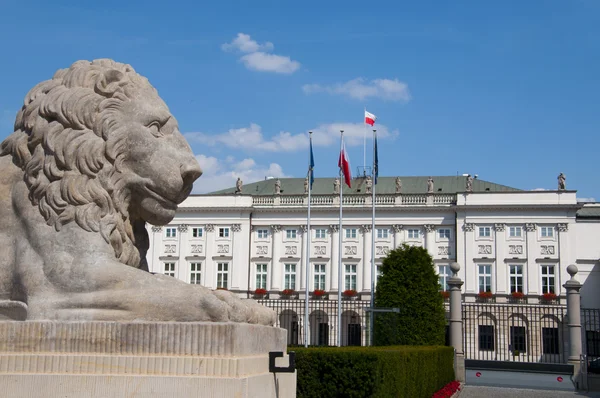 ワルシャワ、ポーランドの大統領宮殿 — ストック写真