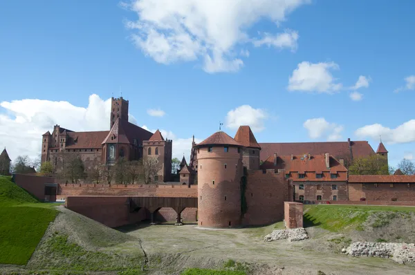 Slottet malbork — Stockfoto