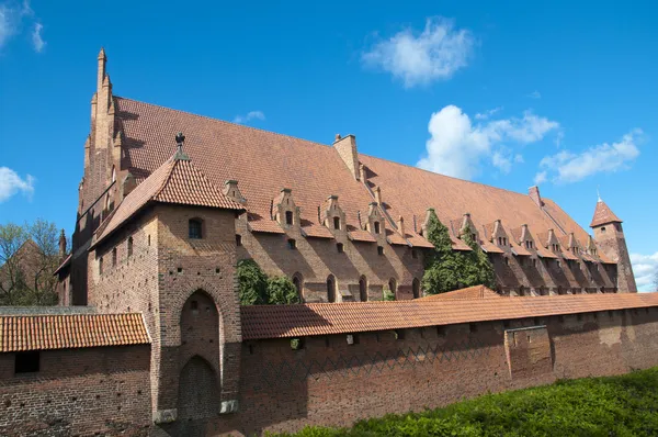 Slottet malbork — Stockfoto