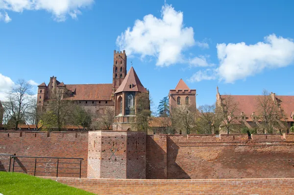 O Castelo de Malbork — Fotografia de Stock