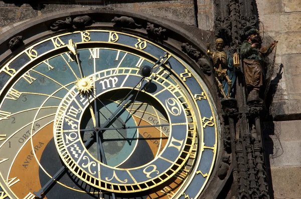 Praha. orloj. orlojem — Stock fotografie