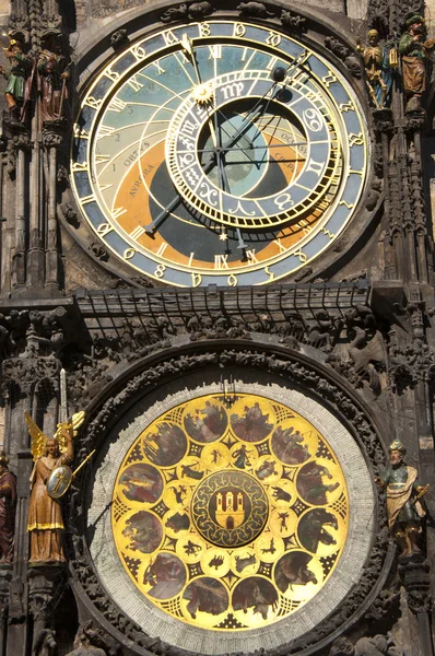 Praga. Orologio astronomico. Orloj — Foto Stock