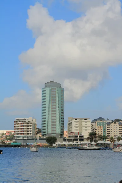 Cidade costeira. Fort-de-France, Martinica — Fotografia de Stock