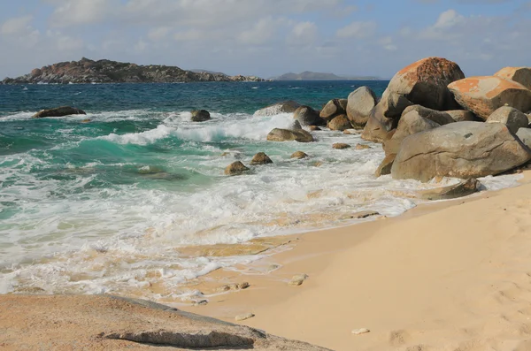 Stoney Bay Beach. Virgen Gorda, Tortola — Foto de Stock