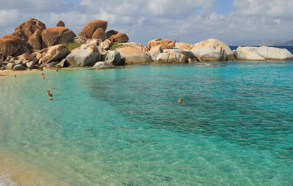 Golfo del Diavolo (baia dei Diavoli). Vergine Gorda, Tortola — Foto Stock