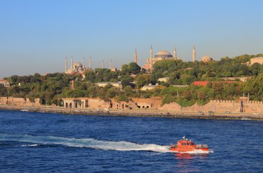 Saray cape, Mavi Cami, st. sophia Katedrali. Istanbul, Türkiye