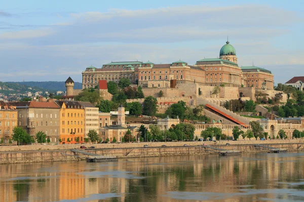 Zamek Królewski (Pałac Królewski). Budapest, Węgry — Zdjęcie stockowe