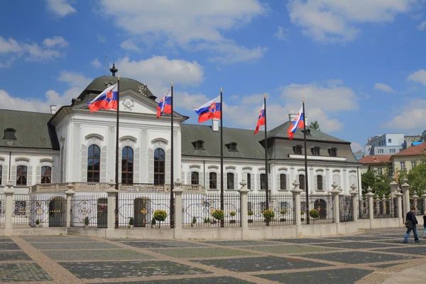 Presidentiële paleis (Paleis van grassalkovich). Bratislava, Slowakije — Stockfoto