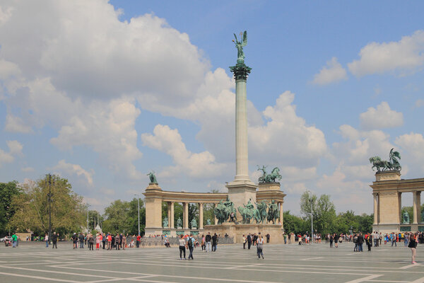 Heroes' Square. Budapest, Hungary