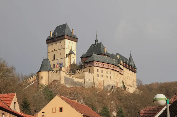 Karlstein (karlstejn). Çek Cumhuriyeti — Stok fotoğraf