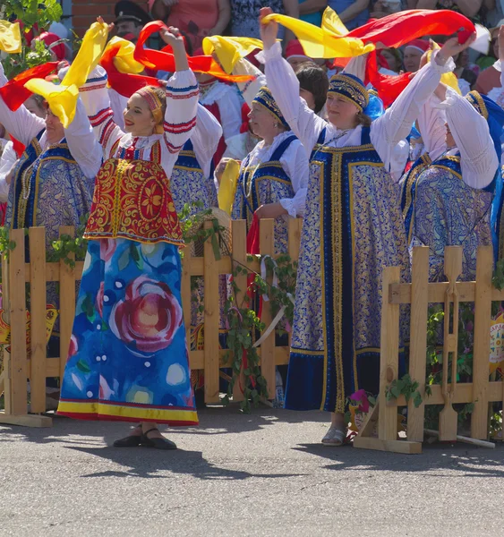 Participantes del festival folclórico. Karavon-2014, Tartaristán —  Fotos de Stock