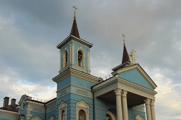 Ankomst av uppförandet av heliga korset. Kazan, tatarstan — Stockfoto