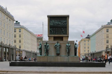 Bergen, Norveç - 13 Haziran 2012: Sea Memorial 