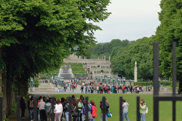 Oslo Norway Jun 2012 Frogner Park — стокове фото