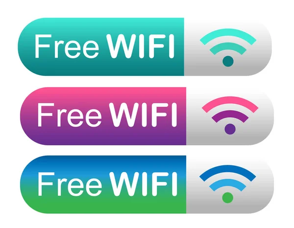 WI-FI. Ücretsiz kablosuz düğme kümesi