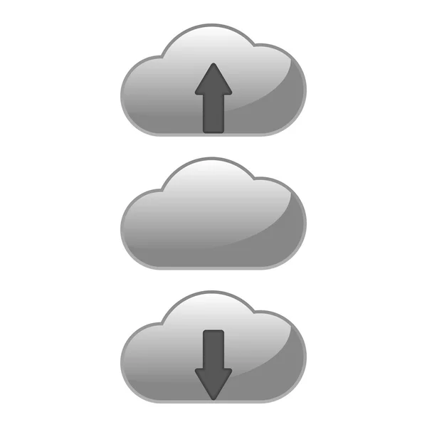 Télécharger upload cloud — Image vectorielle