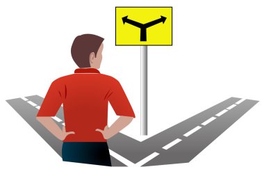 adam bir dönüm noktasında