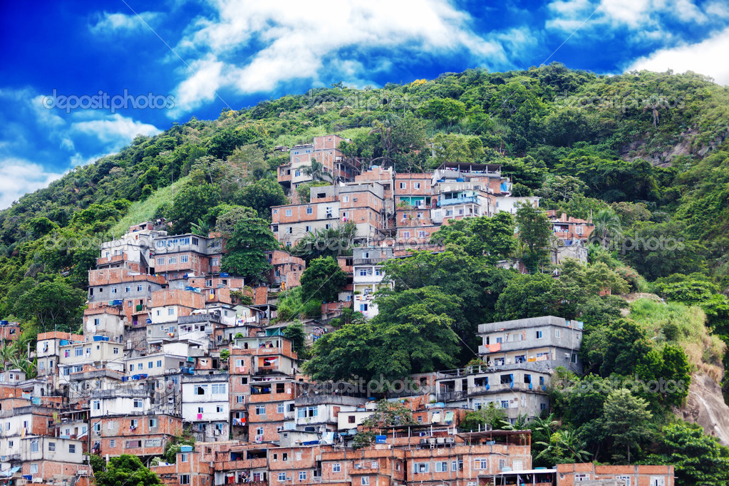 Slum In Rio Stock Photo By C Thakala