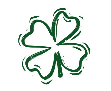 Aziz Patrick Günü, Retro Style Amblem Yaprak Yoncası.