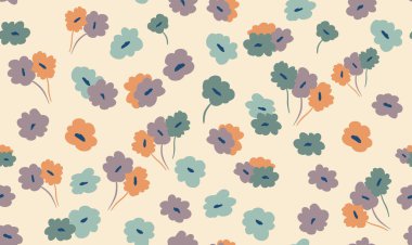 Floral background for textile, swimsuit, wallpaper, pattern covers, surface, gift wrap.