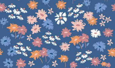 Floral background for textile, swimsuit, wallpaper, pattern covers, surface, gift wrap.