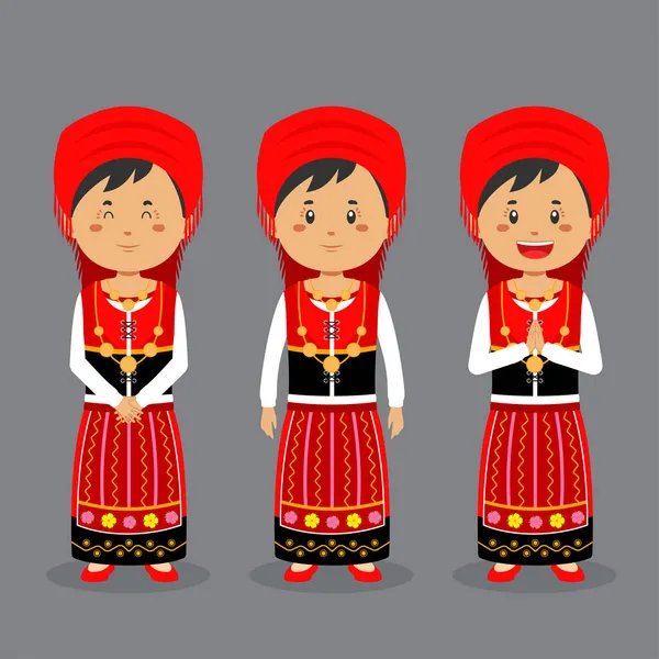 Çeşitli İfadeli Portekizce Karakter