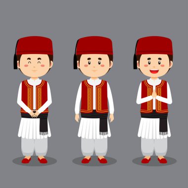 Çeşitli İfadeli Yunan Karakteri