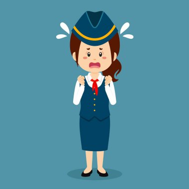 Stock Vektörü Karışık Hostes Kadınlar