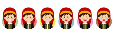 Greeks Avatar with Various Expression