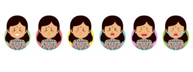 Çeşitli İfadesi Olan Nepal Avatar