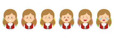 Çeşitli İfadeli Norveç Avatar 'ı