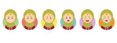 Çeşitli İfadeli Umman Avatar